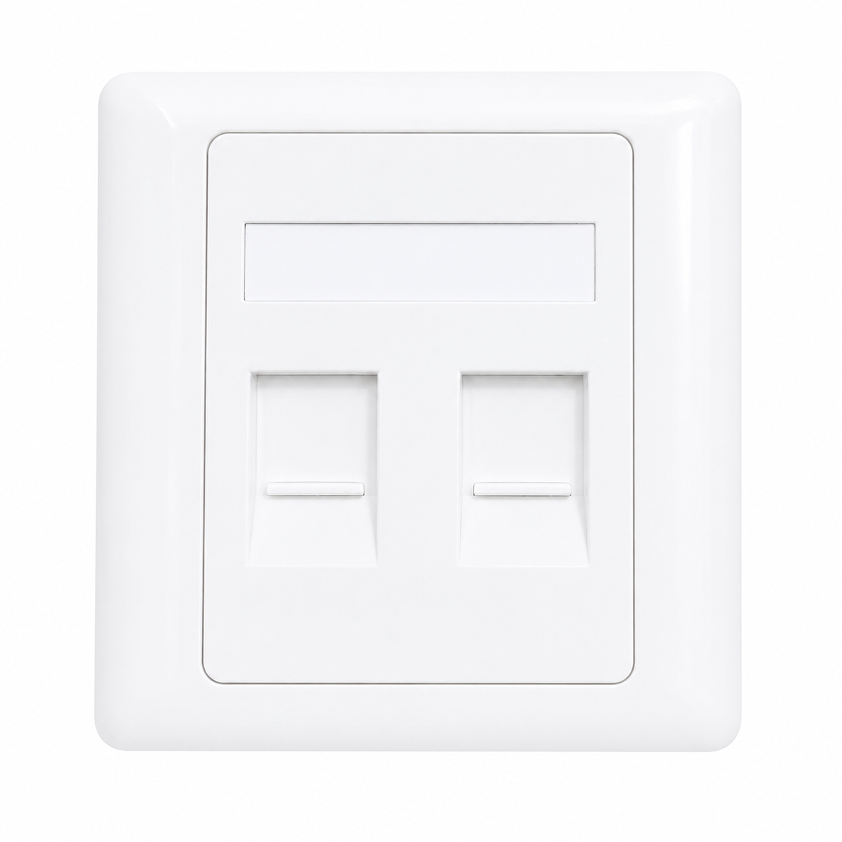 Taradhin Keystone Jack Wall Plate | Flush Mount (1/2/4 Port)
