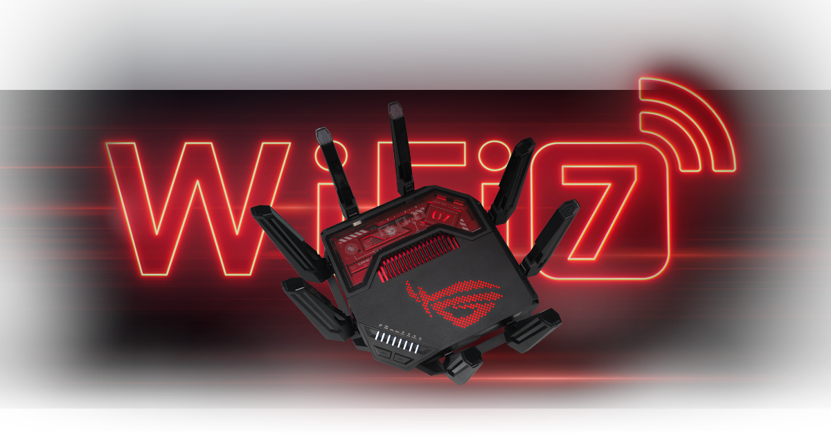 ASUS ROG Rapture GT-BE19000 | Wi-Fi 7 Tri-Band Gaming Router