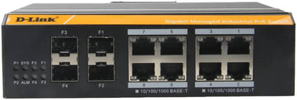 D-Link Industrial Managed PoE Switch 8-Port Gigabit 2 SFP Uplink DGS-F3008P-2S