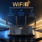ASUS RT-BE88U Dual-band WiFi 7 AiMesh Extendable Performance Router, 4K-QAM, MLO, Dual 10G ports, SFP+, Four 2.5G ports, Four 1G ports, 34G WAN/LAN capacity