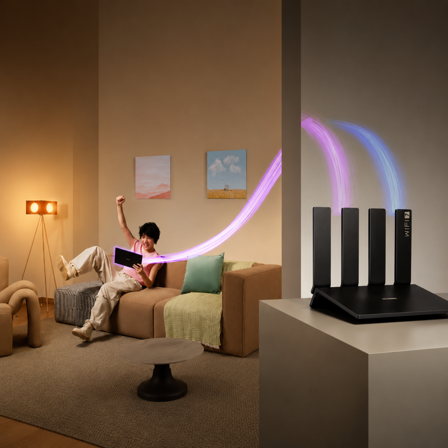 Huawei WiFi BE3 Pro BE3600 Wi-Fi 7 2.5G Router Black