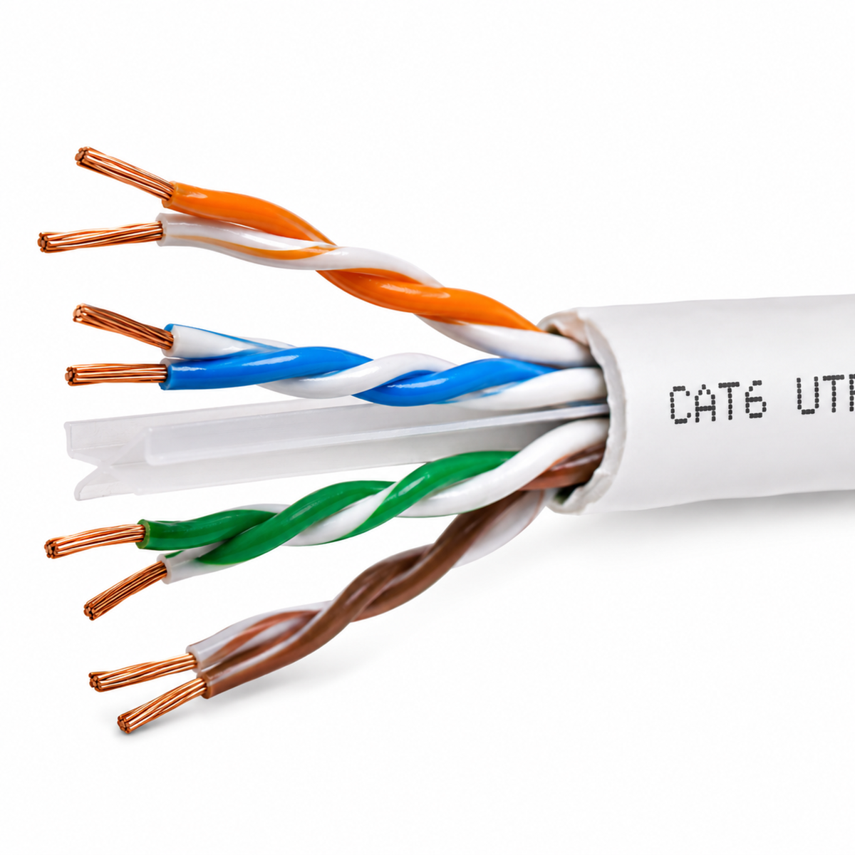 Taradhin CAT6 UTP Ethernet Cable | 305m Box Roll | 23AWG, Gray (TC-LC23U)