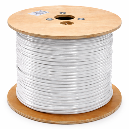 Taradhin CAT6 FTP Shielded Ethernet Cable | 305m Drum Roll | Gray