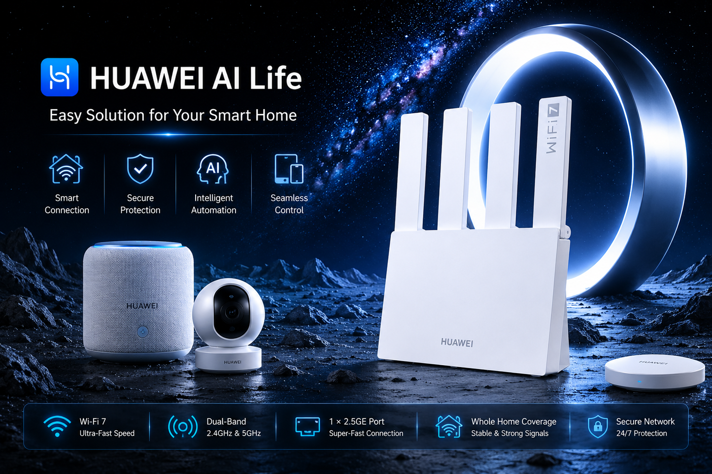 Huawei WiFi BE3 BE3600 WiFi 7 Router