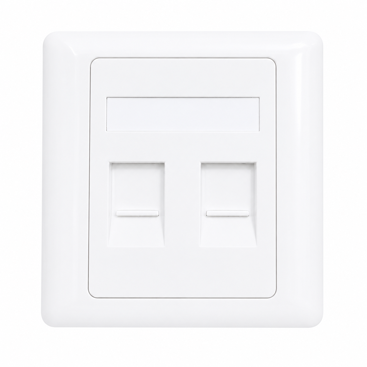 Taradhin Keystone Jack Wall Plate | Flush Mount (1/2/4 Port)