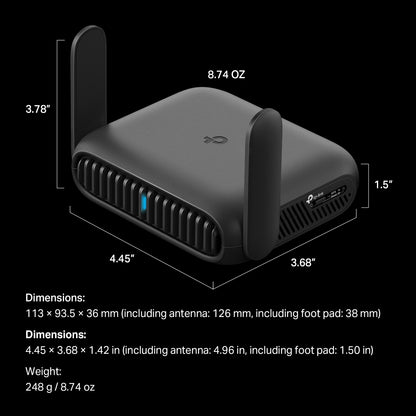 TP-Link TL-WR3602BE BE3600 Wi-Fi 7 Travel Router