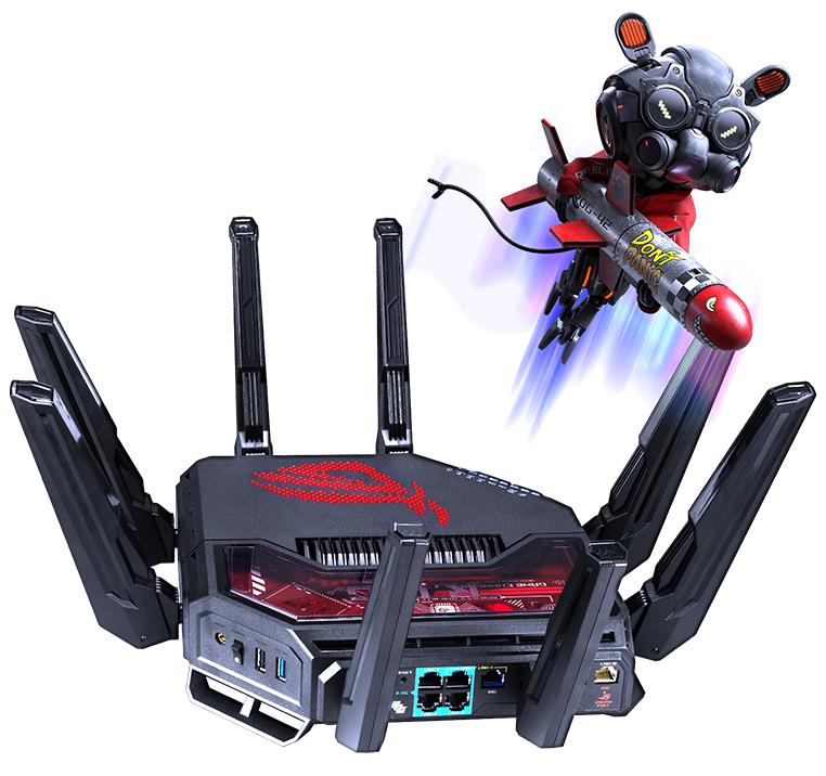 ASUS ROG Rapture GT-BE19000 | Wi-Fi 7 Tri-Band Gaming Router