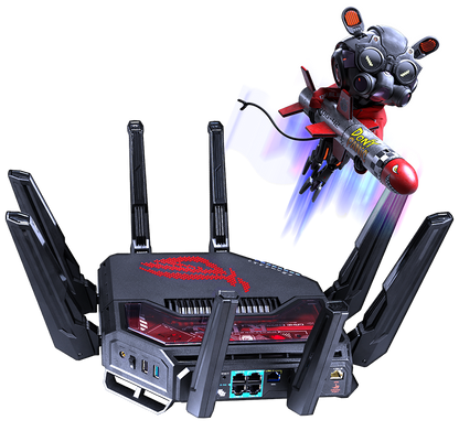 ASUS ROG Rapture GT-BE19000 | Wi-Fi 7 Tri-Band Gaming Router