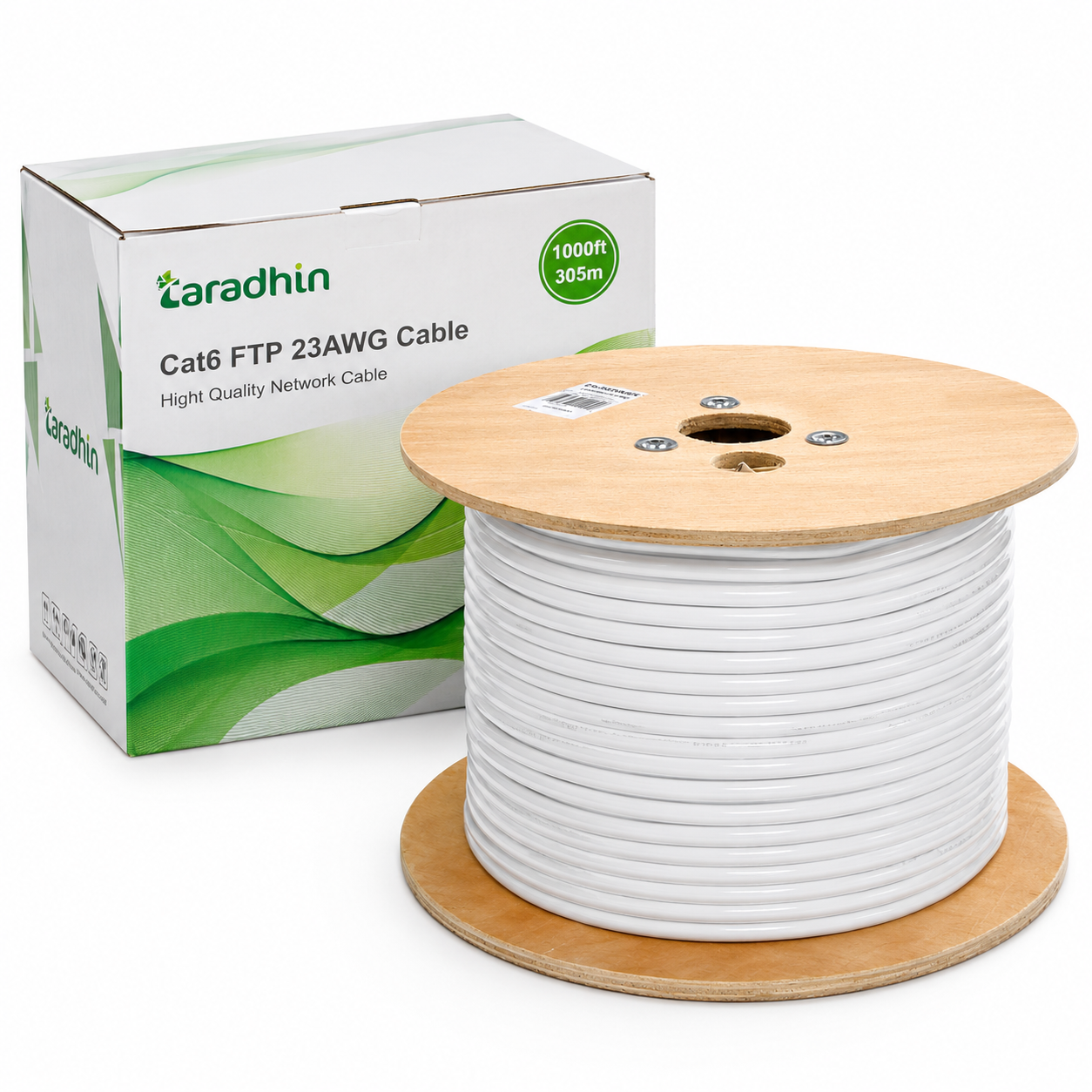 Taradhin CAT6 FTP Drum Roll - Branded Box