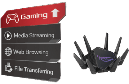 ASUS ROG Rapture GT-AX11000 Pro | Wi-Fi 6E Tri-Band Gaming Router
