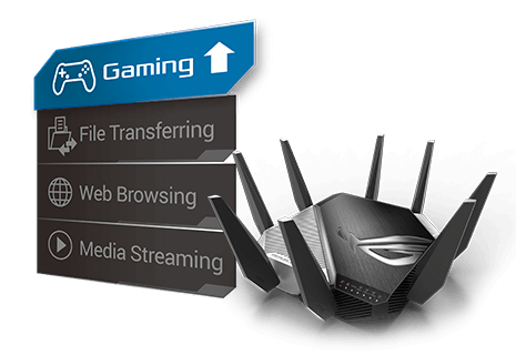 ASUS ROG Rapture GT-AXE11000 | Wi-Fi 6E Tri-Band Gaming Router