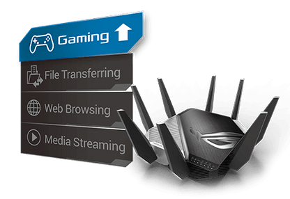 ASUS ROG Rapture GT-AXE11000 | Wi-Fi 6E Tri-Band Gaming Router