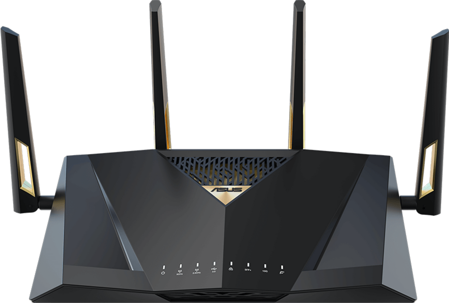 ASUS RT-BE88U Dual-band WiFi 7 AiMesh Extendable Performance Router, 4K-QAM, MLO, Dual 10G ports, SFP+, Four 2.5G ports, Four 1G ports, 34G WAN/LAN capacity