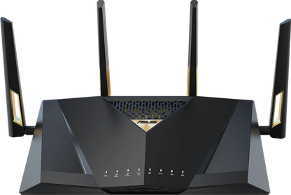ASUS RT-BE88U Dual-band WiFi 7 AiMesh Extendable Performance Router, 4K-QAM, MLO, Dual 10G ports, SFP+, Four 2.5G ports, Four 1G ports, 34G WAN/LAN capacity