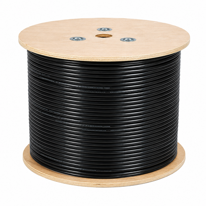 Taradhin CAT6 SFTP Outdoor Black Drum