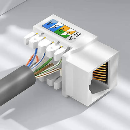 Taradhin CAT6 UTP RJ45 Keystone Jack | 250MHz, Gold-Plated