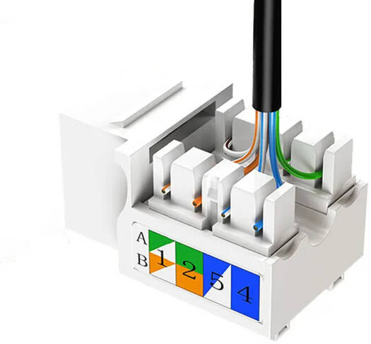 Taradhin CAT6 UTP RJ45 Keystone Jack | 250MHz, Gold-Plated