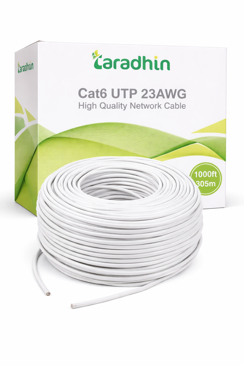 Taradhin CAT6 UTP Premium Branded Box and Cable Coil