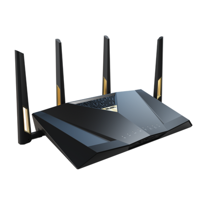 ASUS RT-BE88U Dual-band WiFi 7 AiMesh Extendable Performance Router, 4K-QAM, MLO, Dual 10G ports, SFP+, Four 2.5G ports, Four 1G ports, 34G WAN/LAN capacity